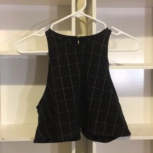 American Apparel checkered Lolita top
